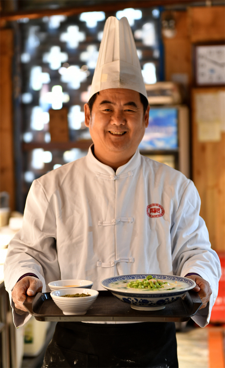 浆面条，面条配好浆，酸中透着香